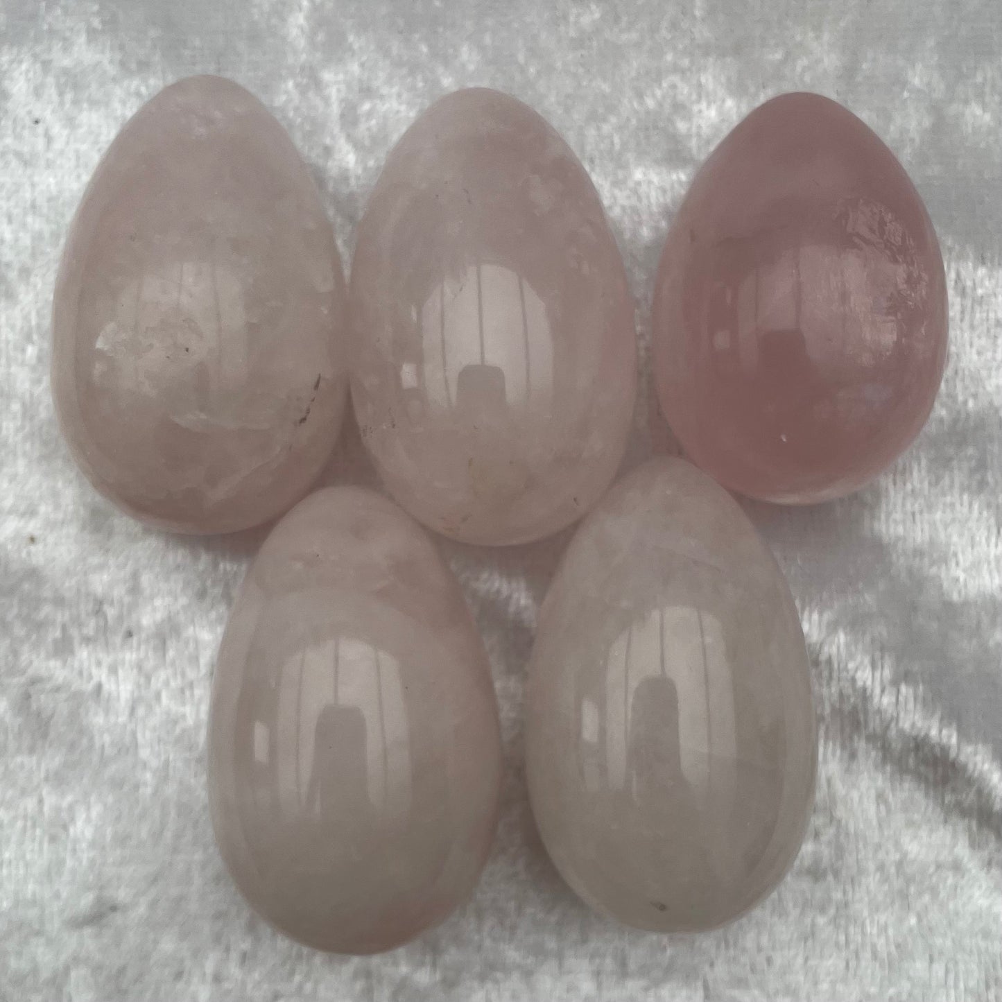 Rose Quartz Eggs