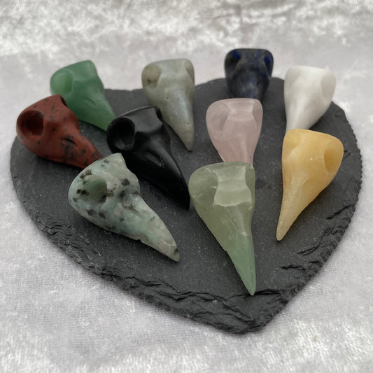 Mini Crystal Bird Skulls