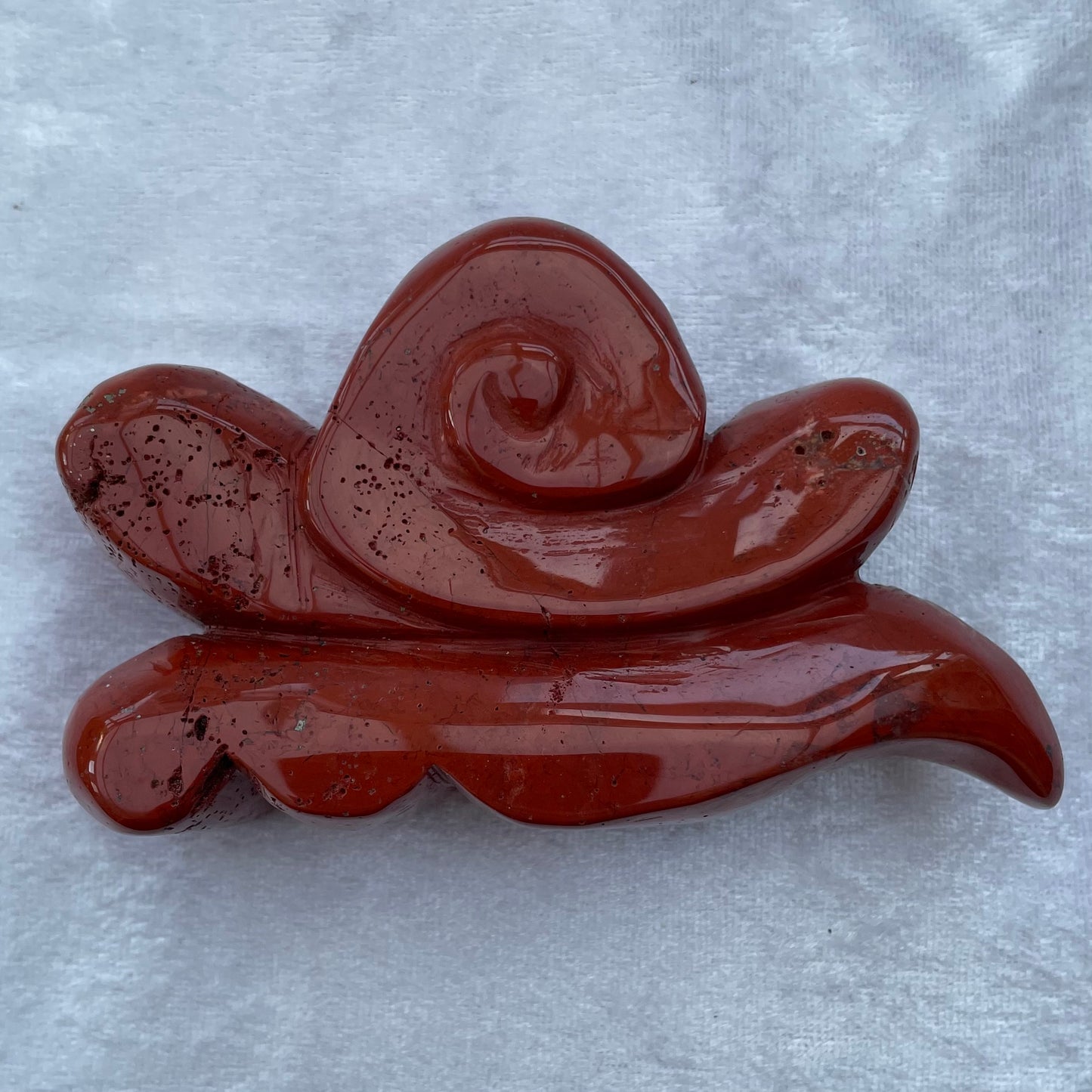 Large Red Jasper Snail