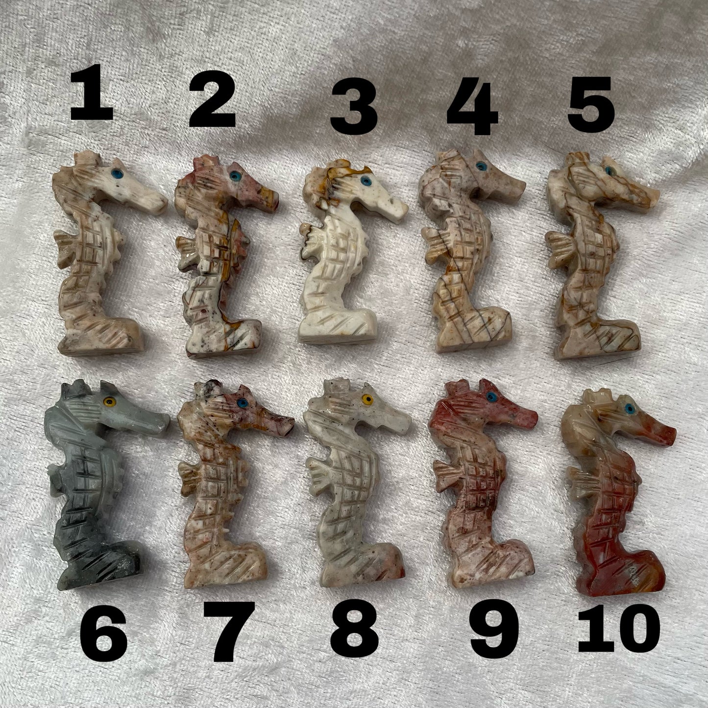 Soapstone Seahorses