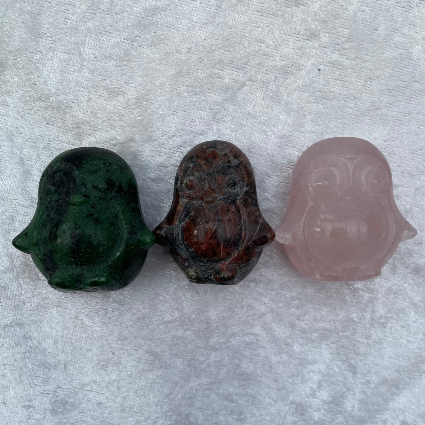 Crystal Penguin Carvings