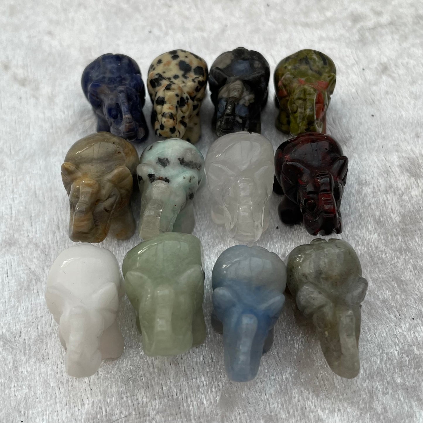 Mini Crystal Elephants