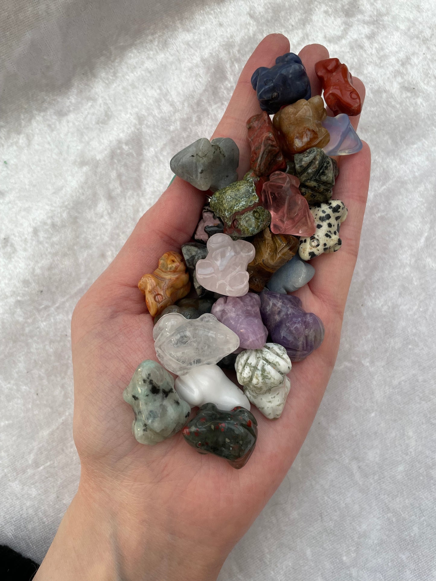 Mini Crystal Frogs