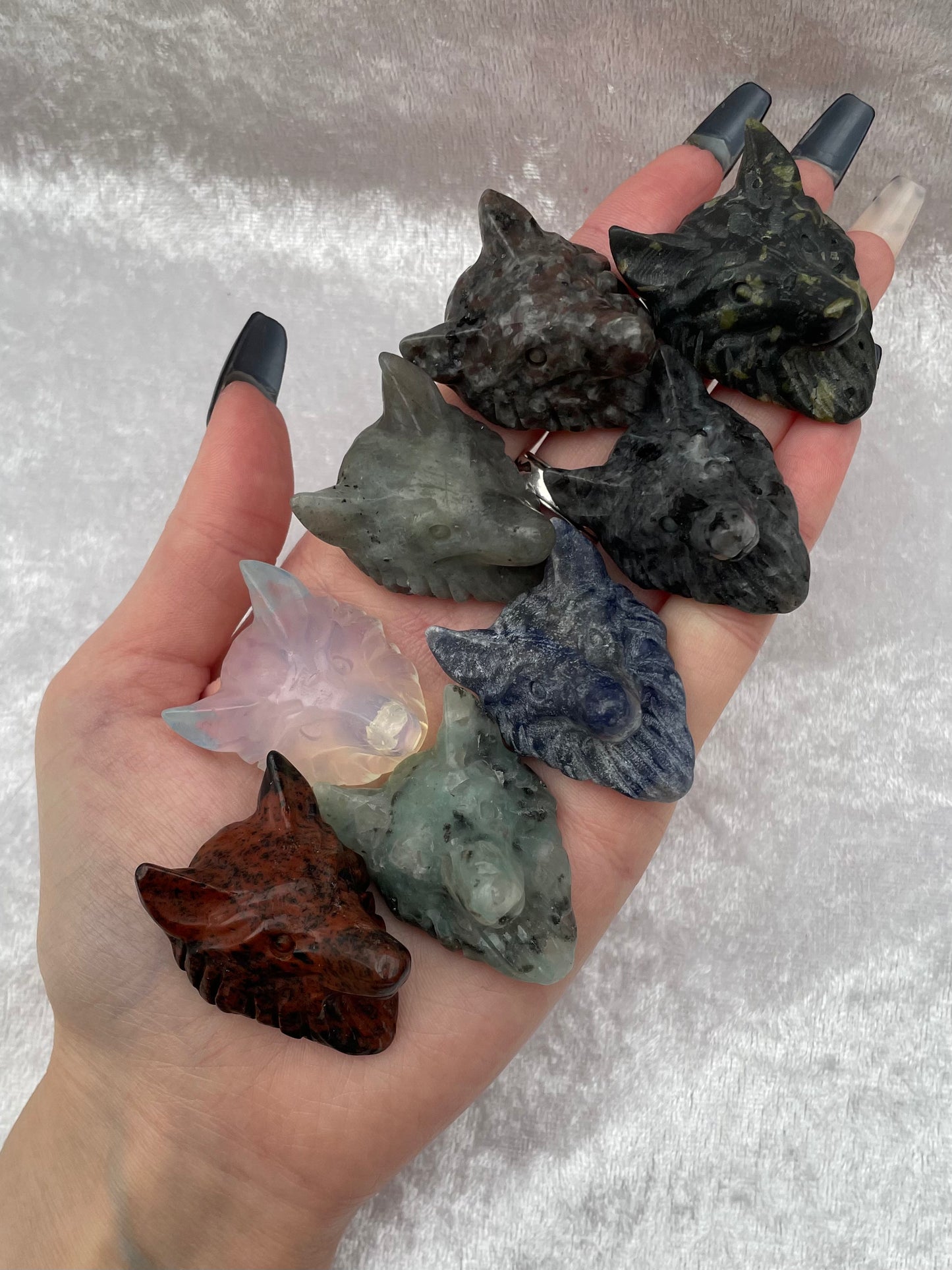 Crystal Wolf Heads