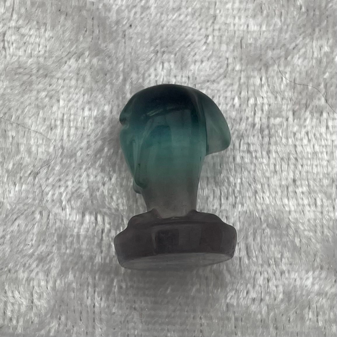Mini Rainbow Fluorite Pokémon Wobbuffet Carving