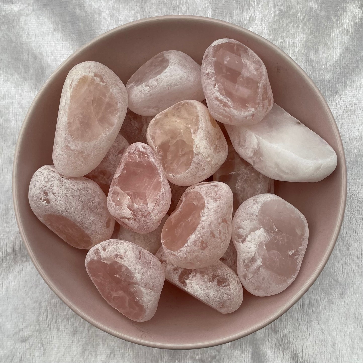 Rose Quartz Dragon Eggs Tumblestones