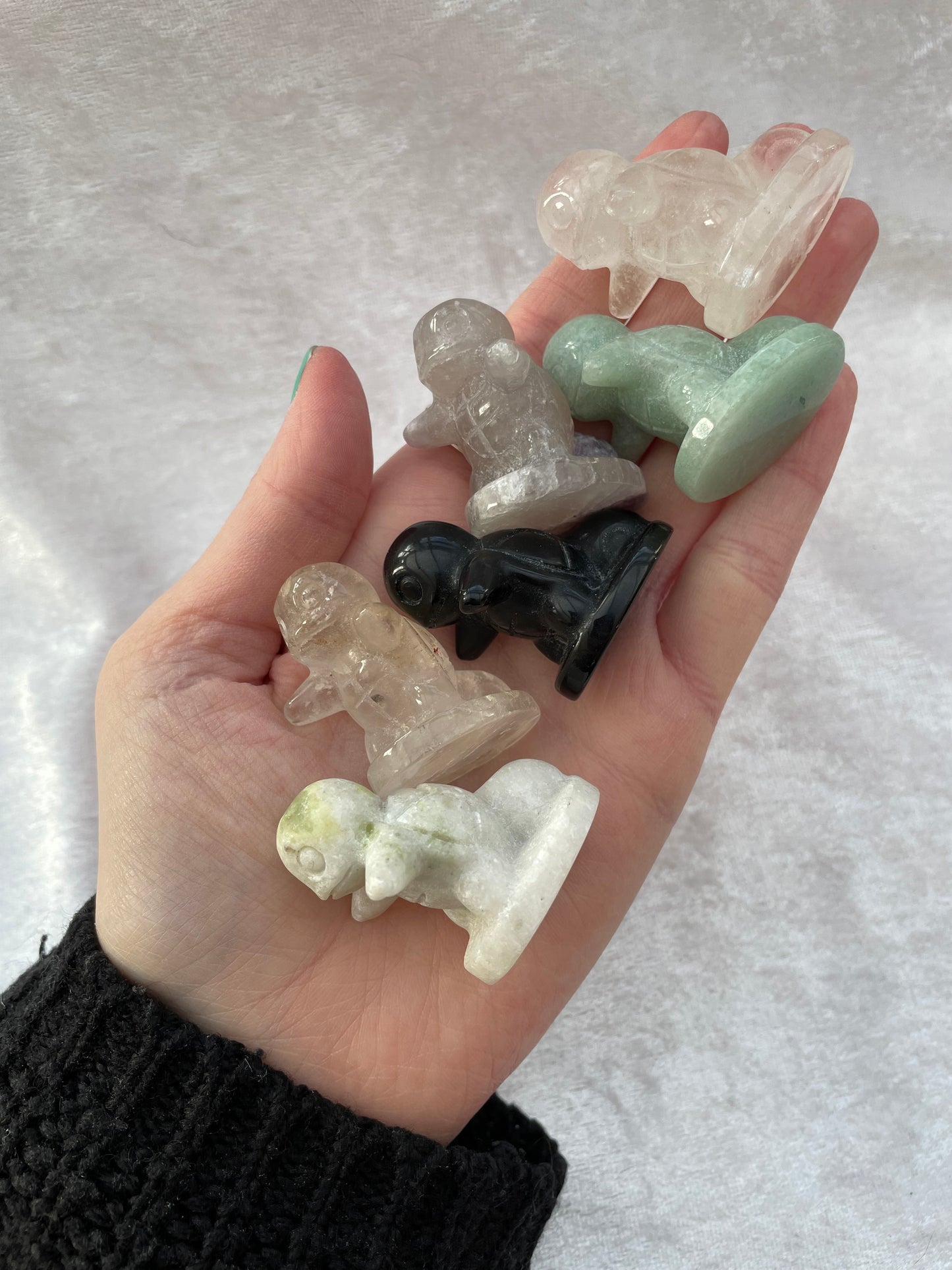 Crystal Pokémon Squirtle Carvings