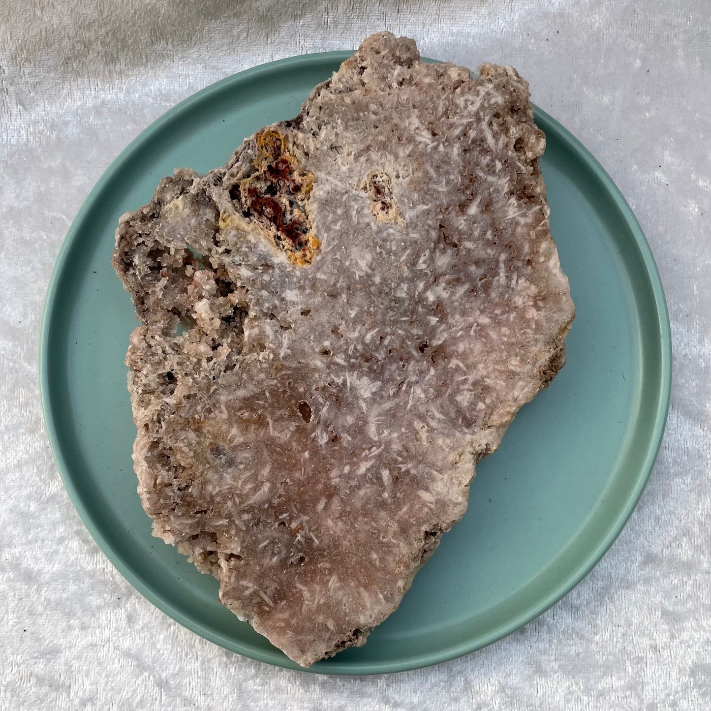 Large Pink Amethyst Slice