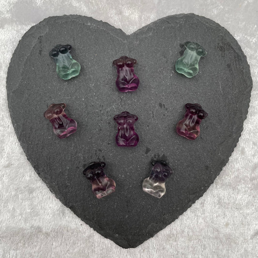 Mini Rainbow Fluorite Torsos