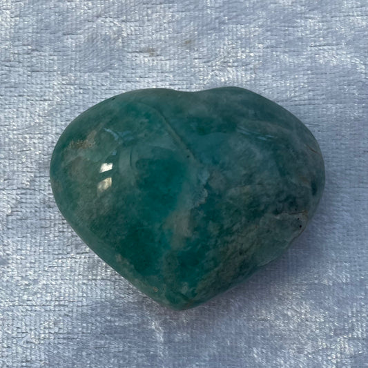 Amazonite Heart