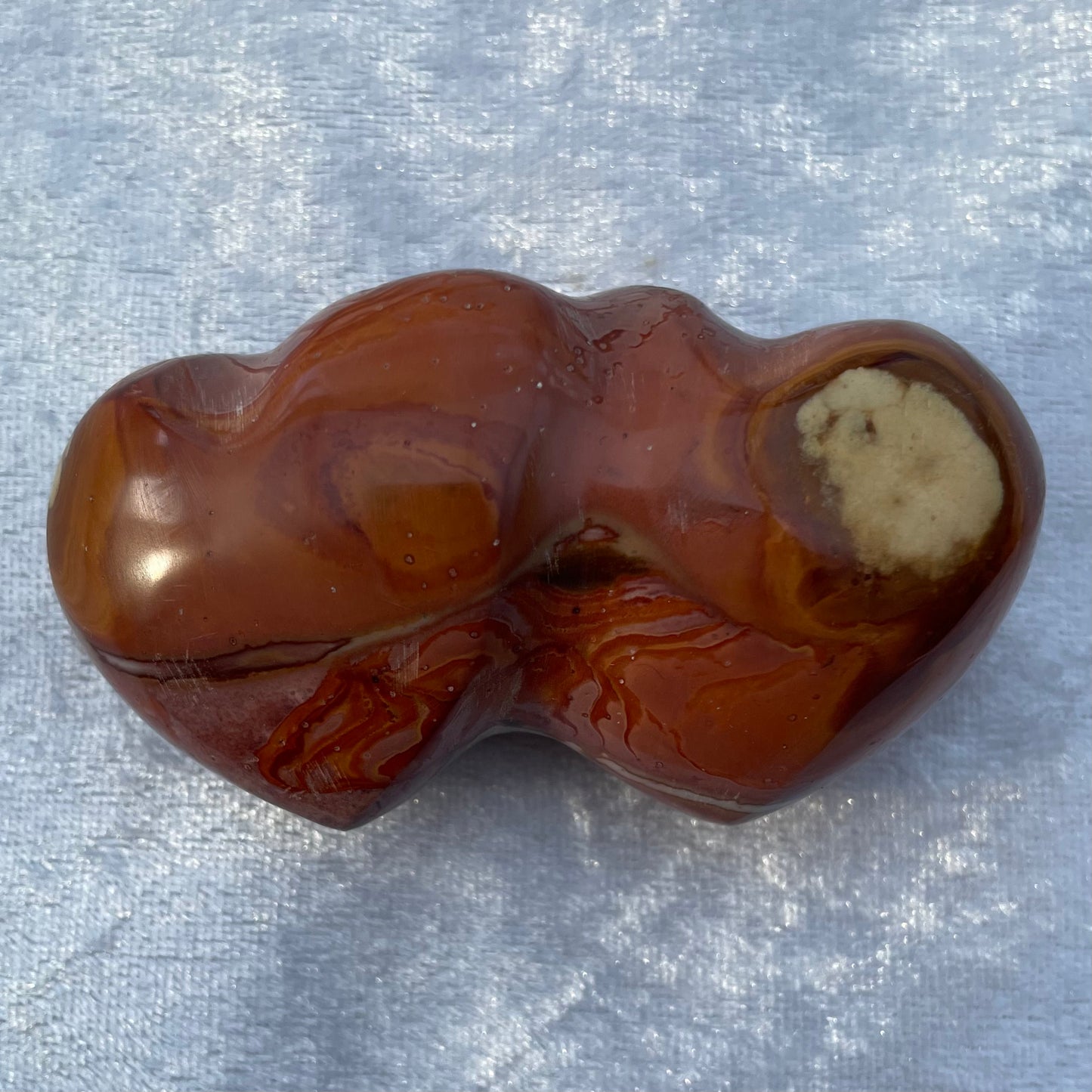 Polychrome Jasper Double Heart