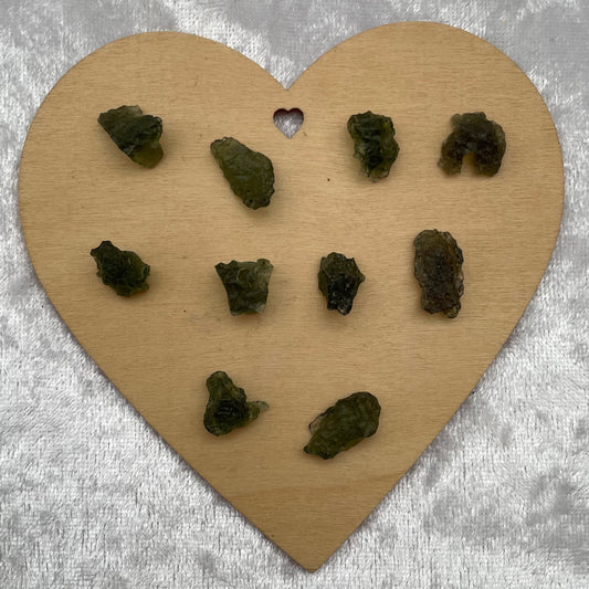 Genuine Natural Moldavite Rough Pieces