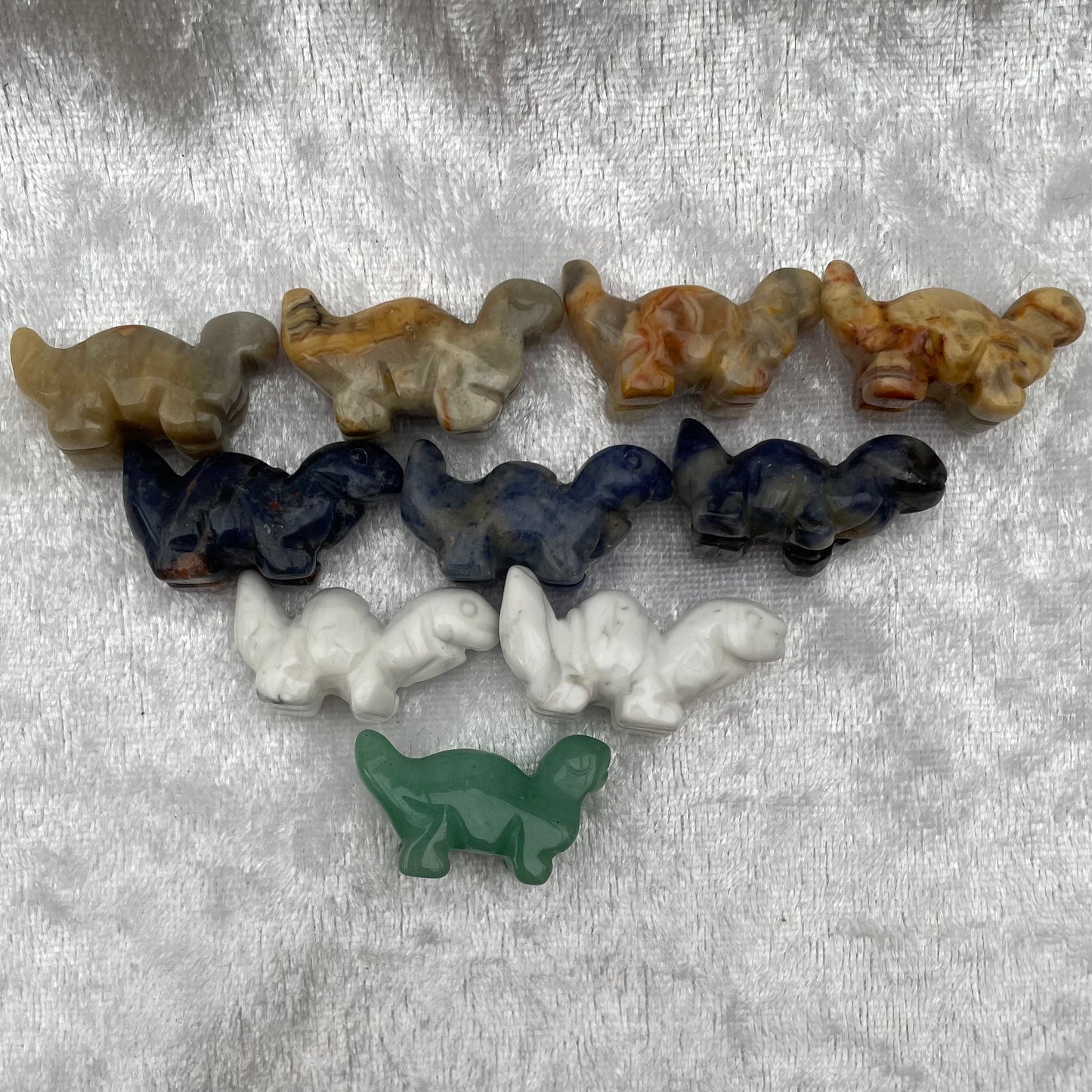 Mini Crystal Brontosaurus Dinosaurs