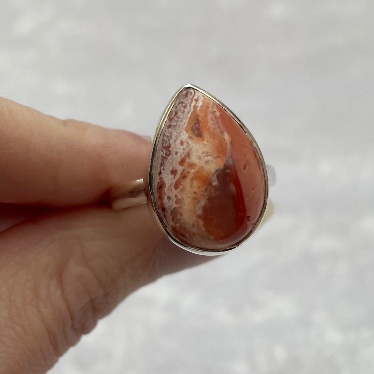 Mexican Fire Opal Ring