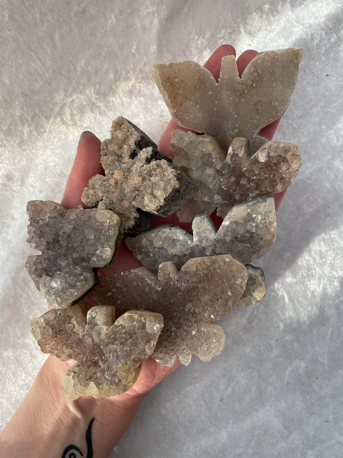 Amethyst Butterfly Clusters