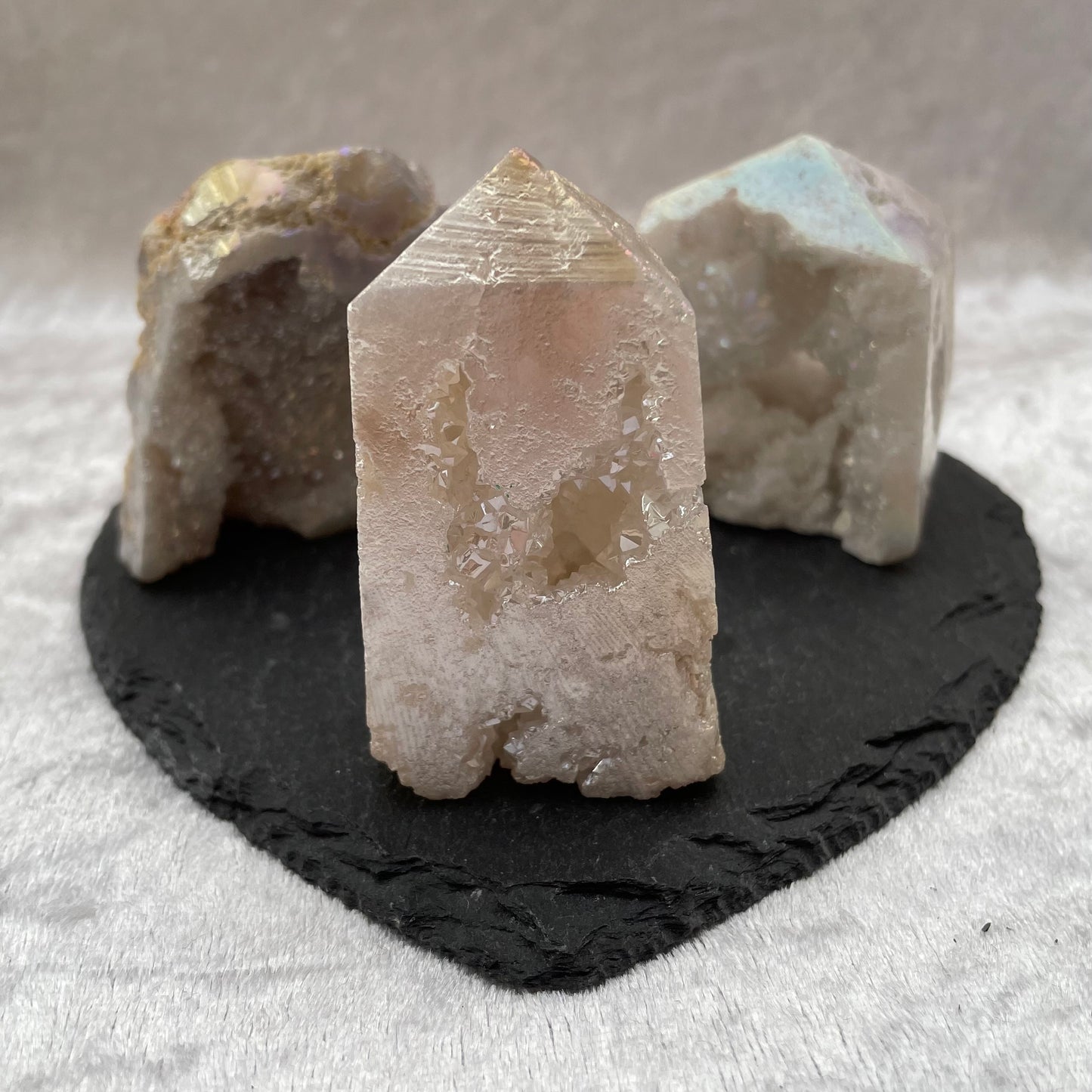 Angel Aura Quartz Cluster Towers