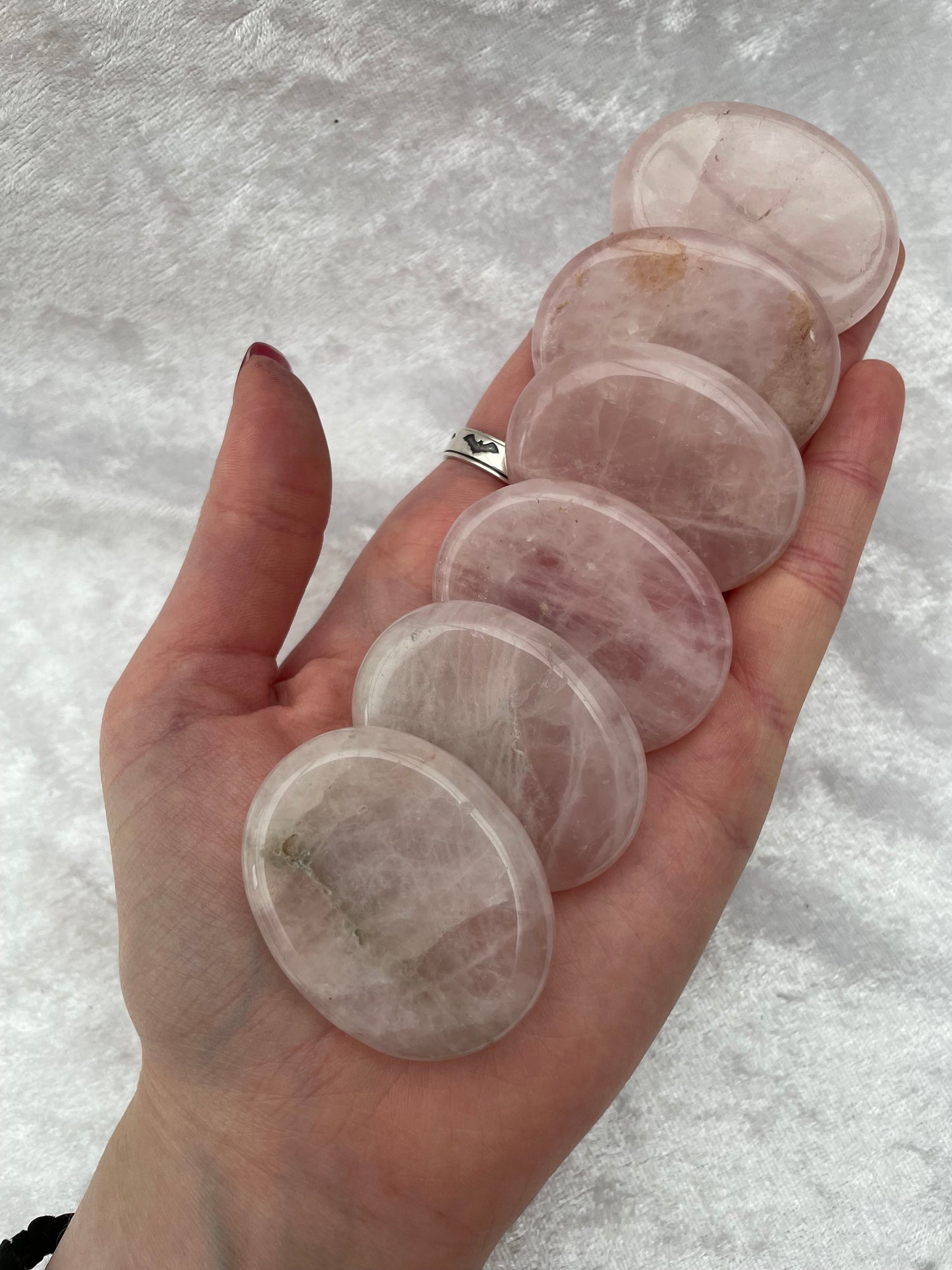 Rose Quartz Worry Stones