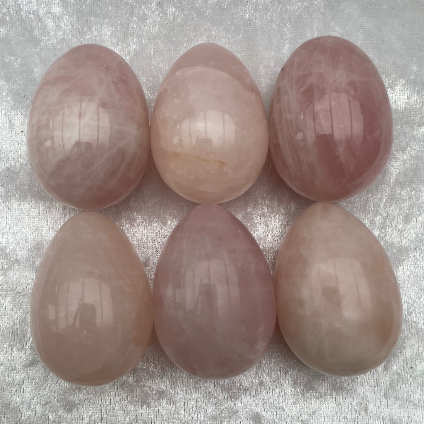 Rose Quartz Eggs