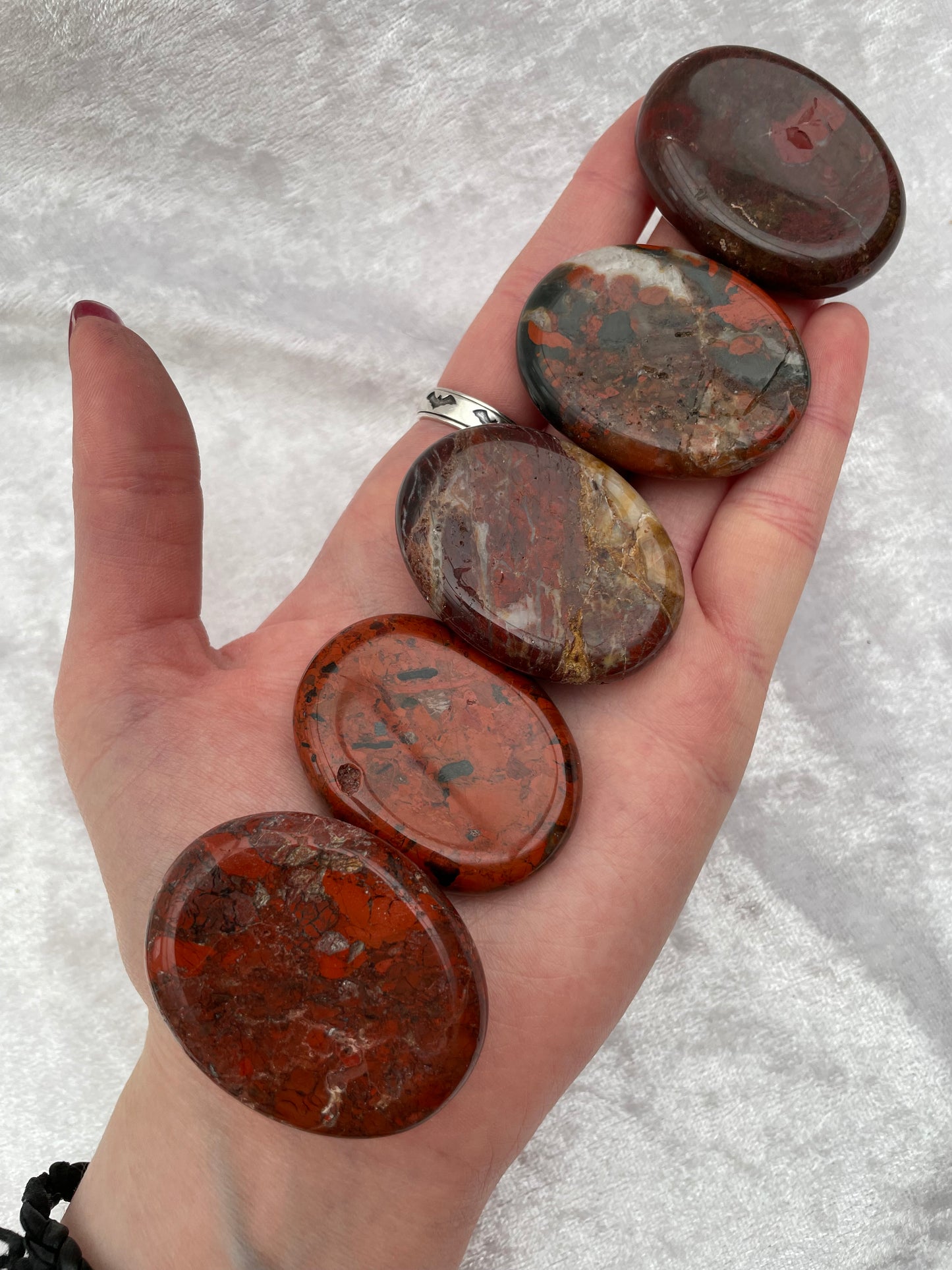 Brecciated Jasper Worry Stones