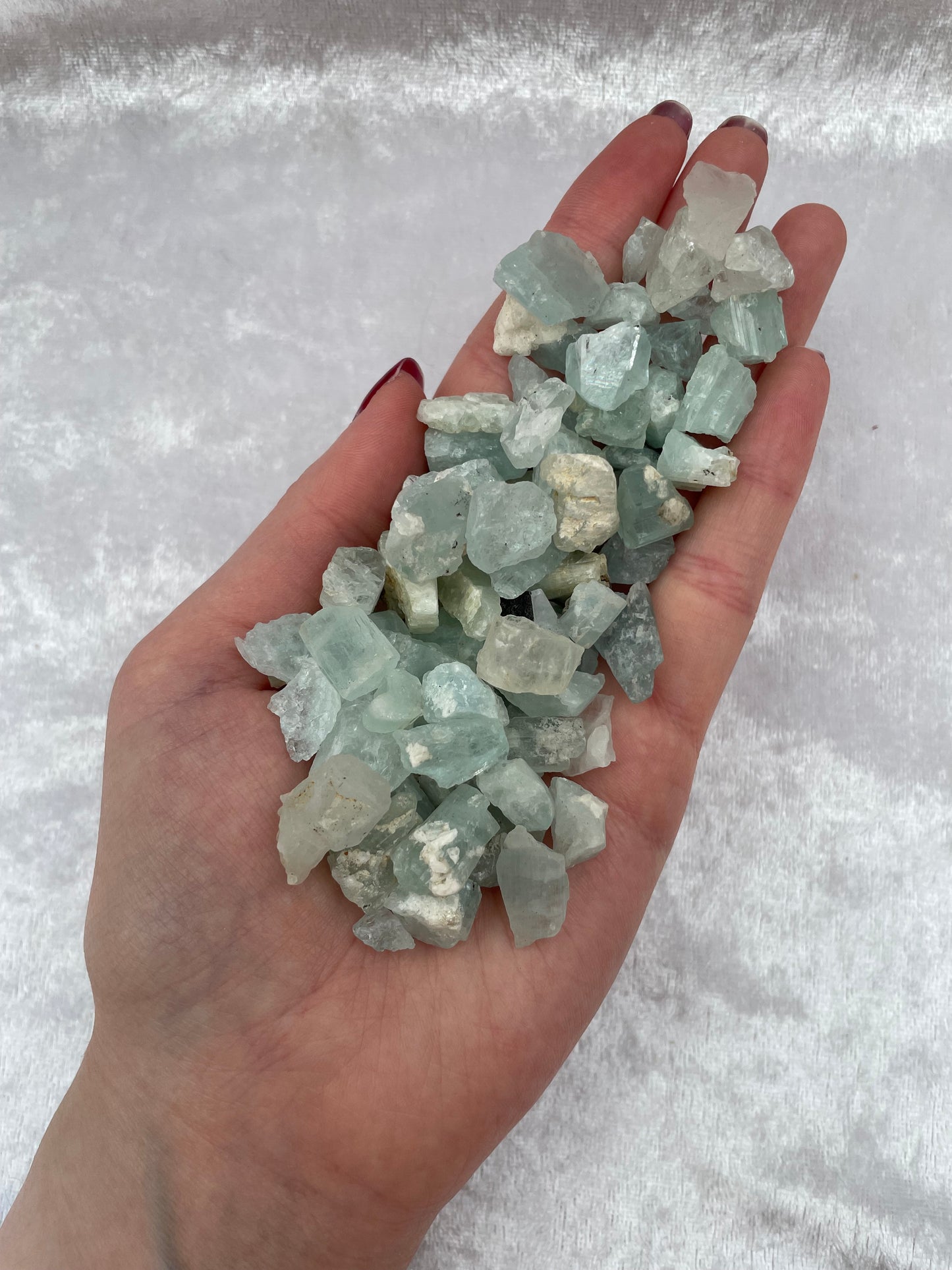 Small Rough Aquamarine Pieces
