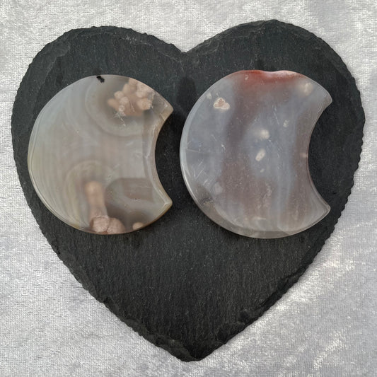 Blossom Agate Moons