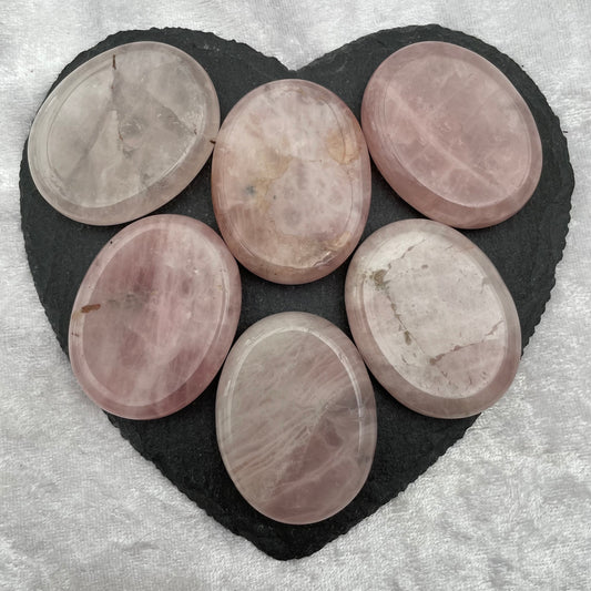 Rose Quartz Worry Stones