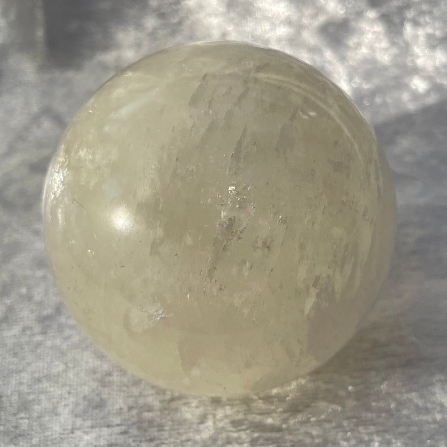 Lemon Calcite Sphere