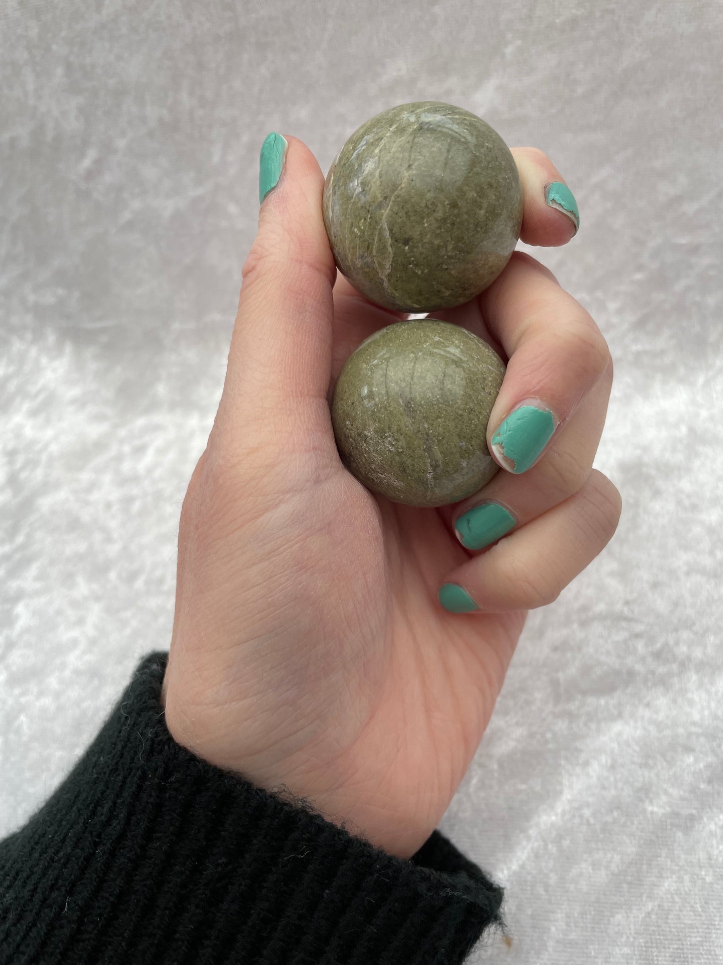Vesuvianite Spheres