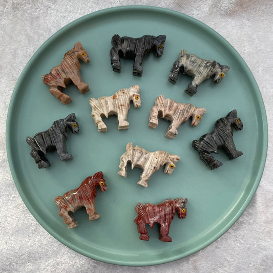 Soapstone Horses