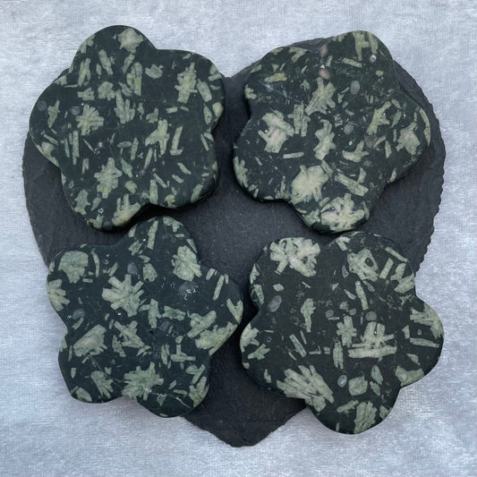 Chinese Writing Stone Flowers