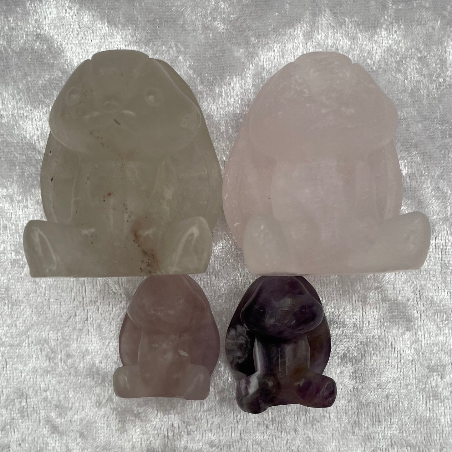 Crystal Bunny Rabbit Carvings