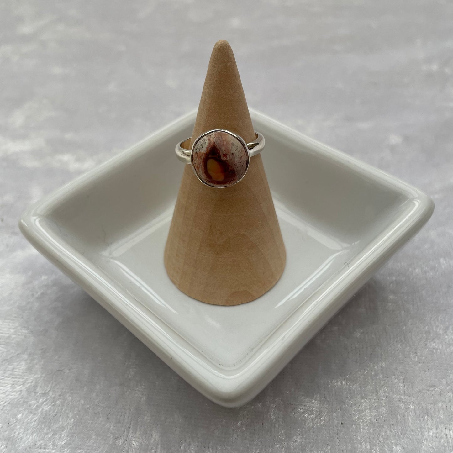 Mexican Fire Opal Ring