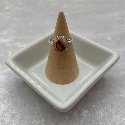 Mexican Fire Opal Ring