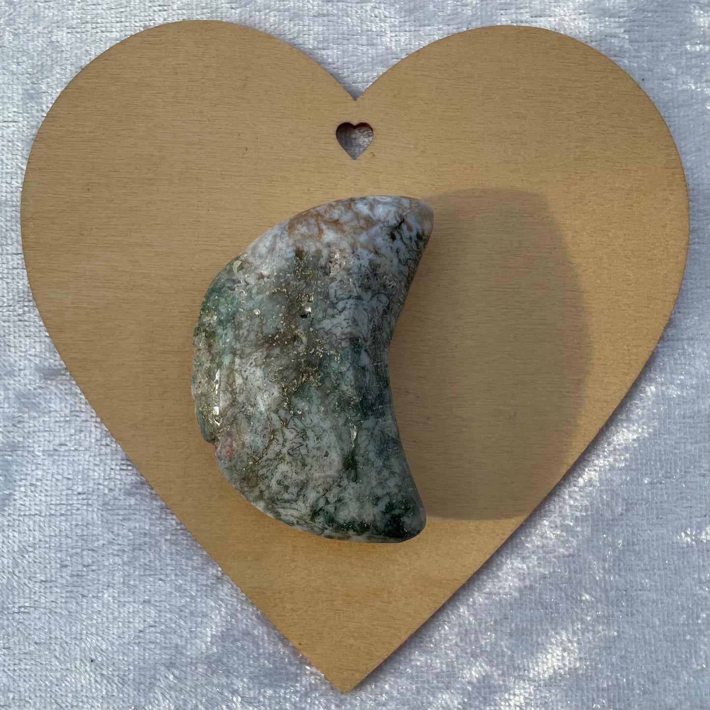 Moss Agate Moon