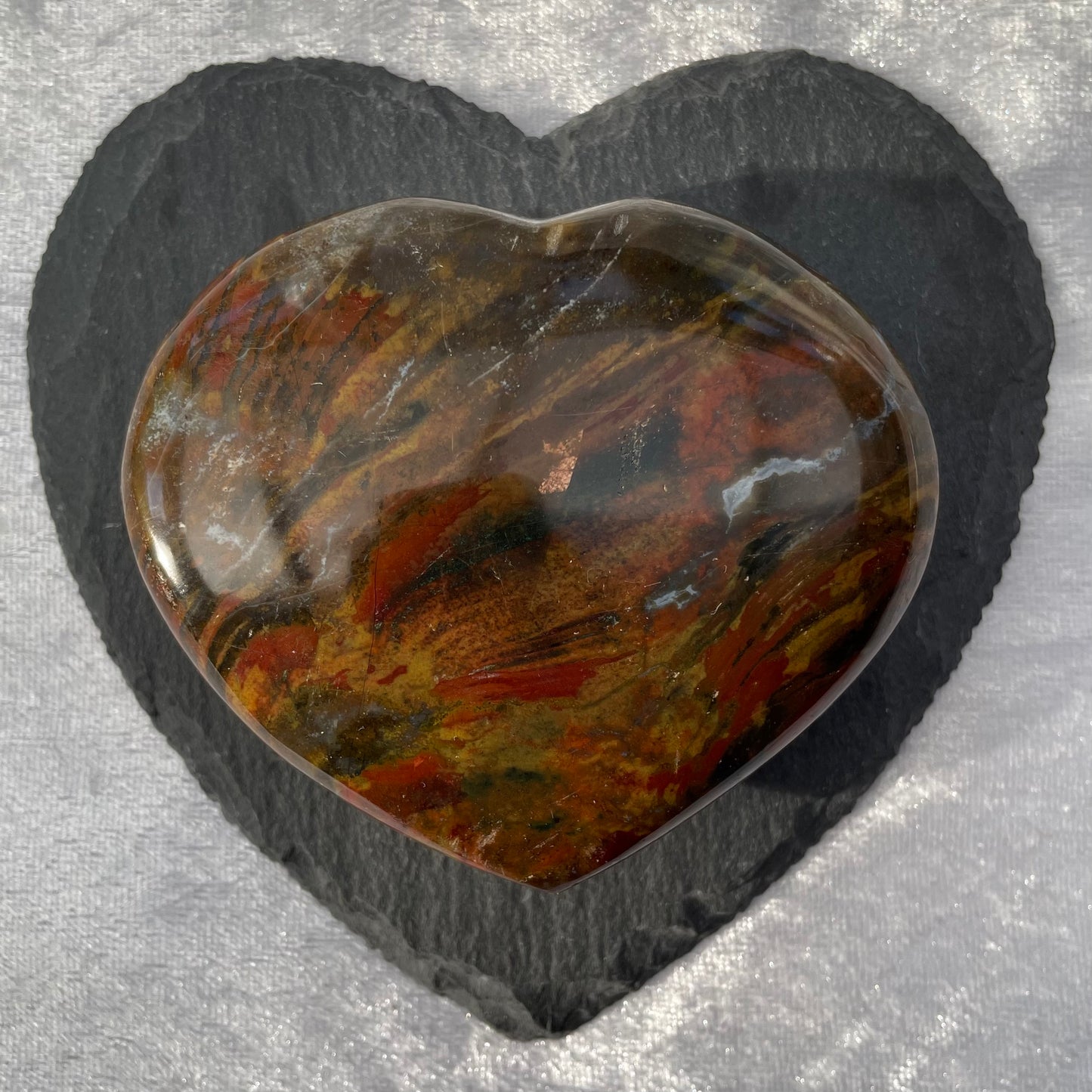 Petrified Wood Heart