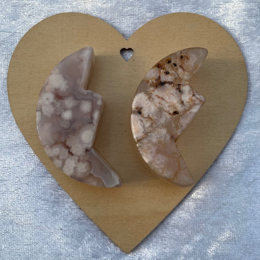 Blossom Agate Moons