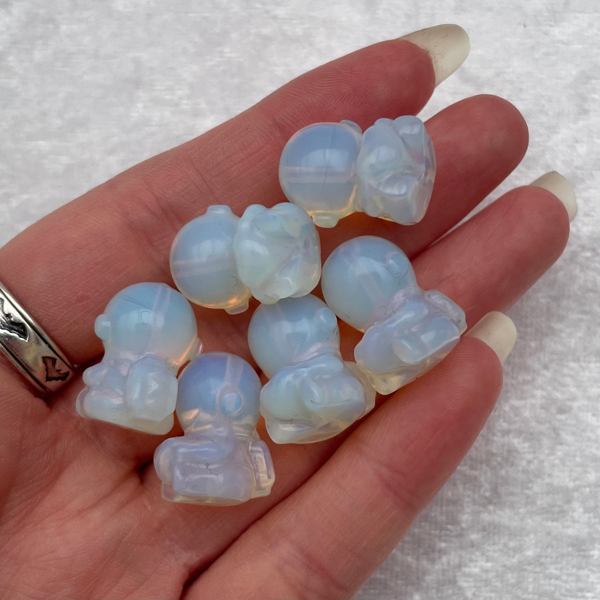 Mini Opalite Spaceman Astronaut Carvings
