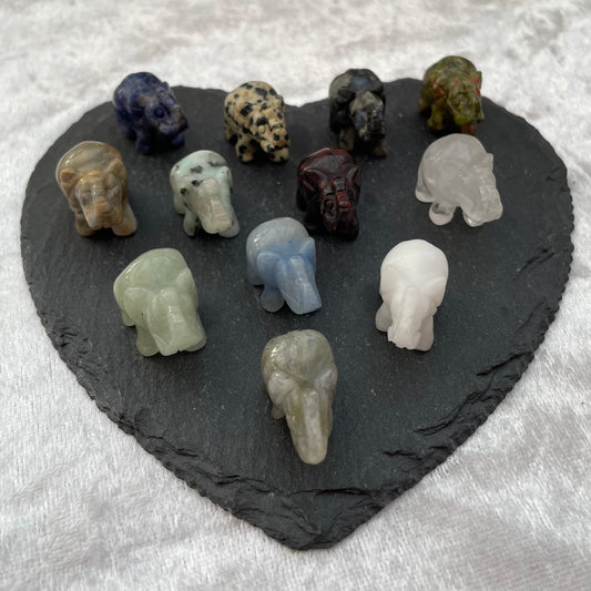 Mini Crystal Elephants