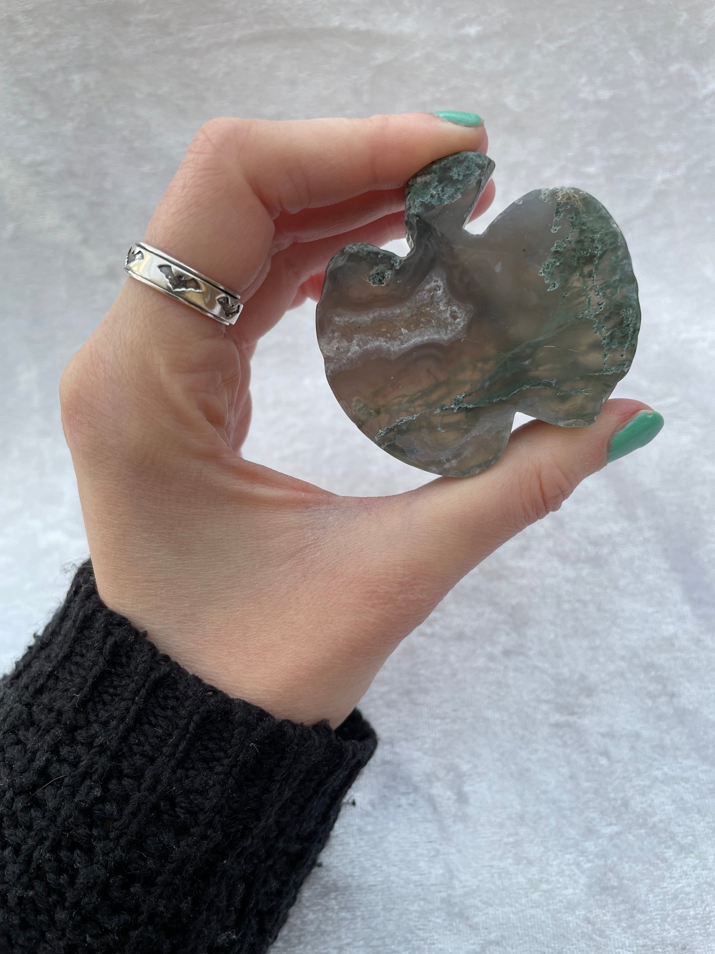 Moss Agate Apple