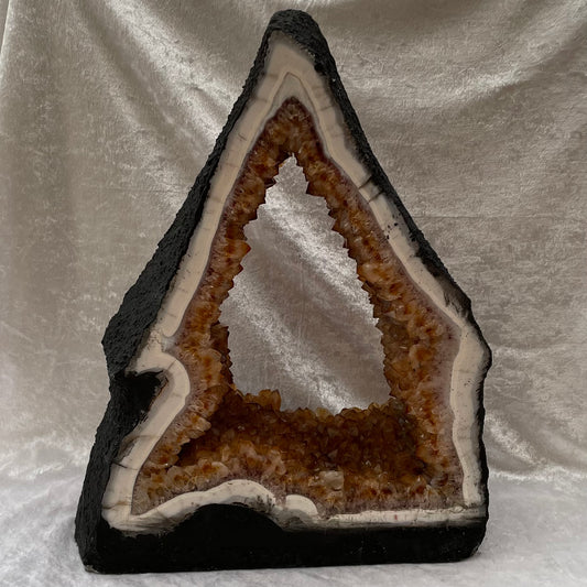 Heat Treated Citrine Portal Church Cluster