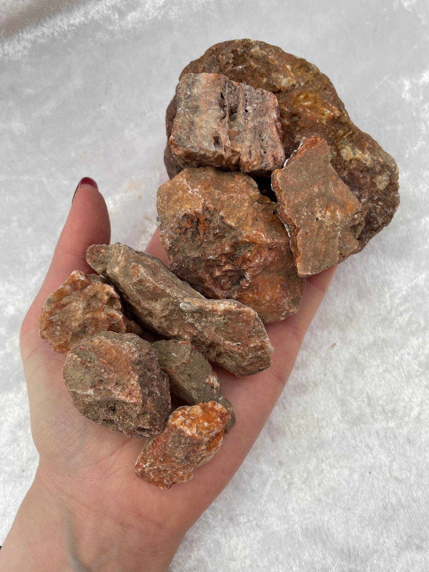 Rough Red Fluorite