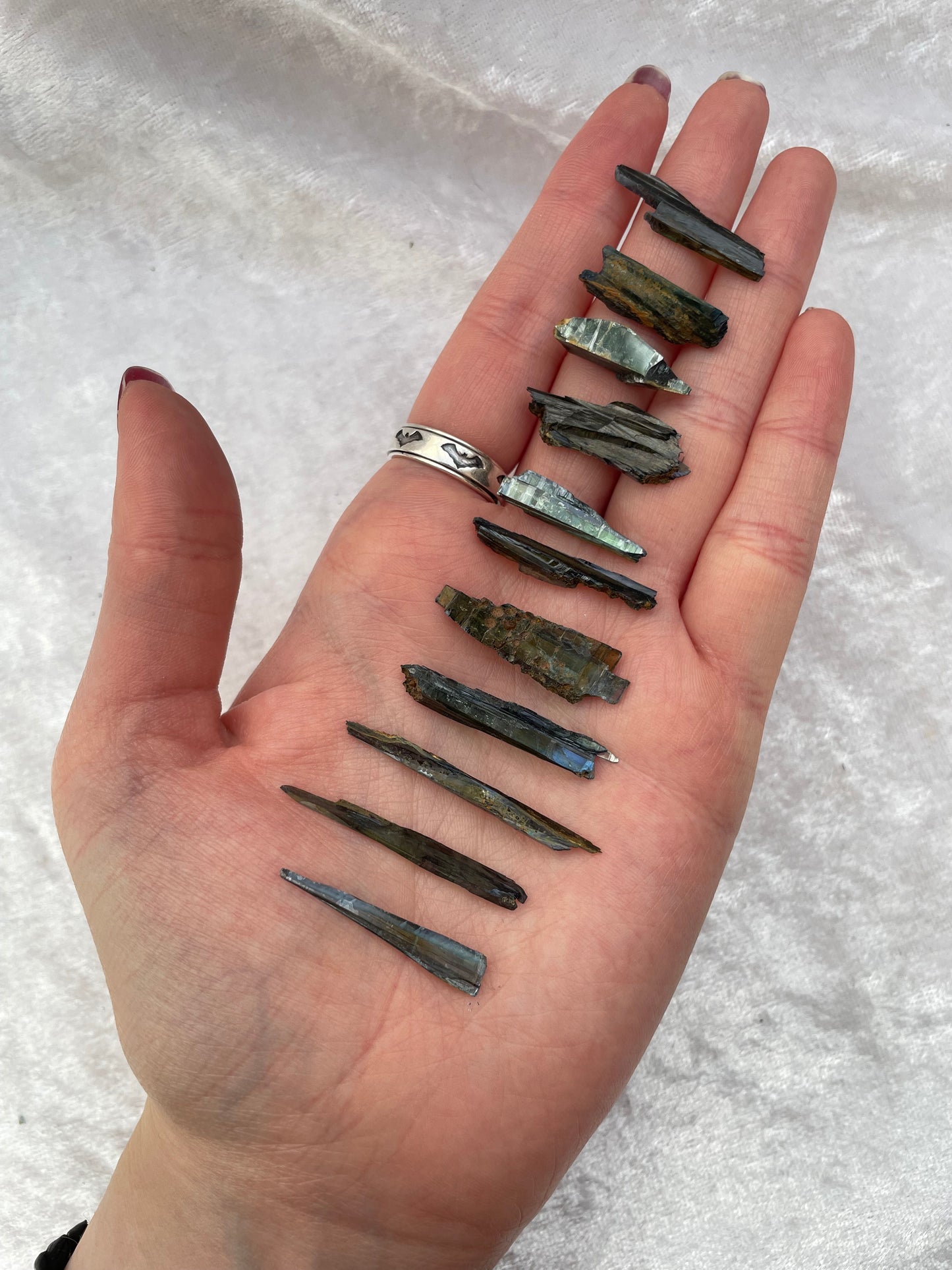 Small Vivianite Shards