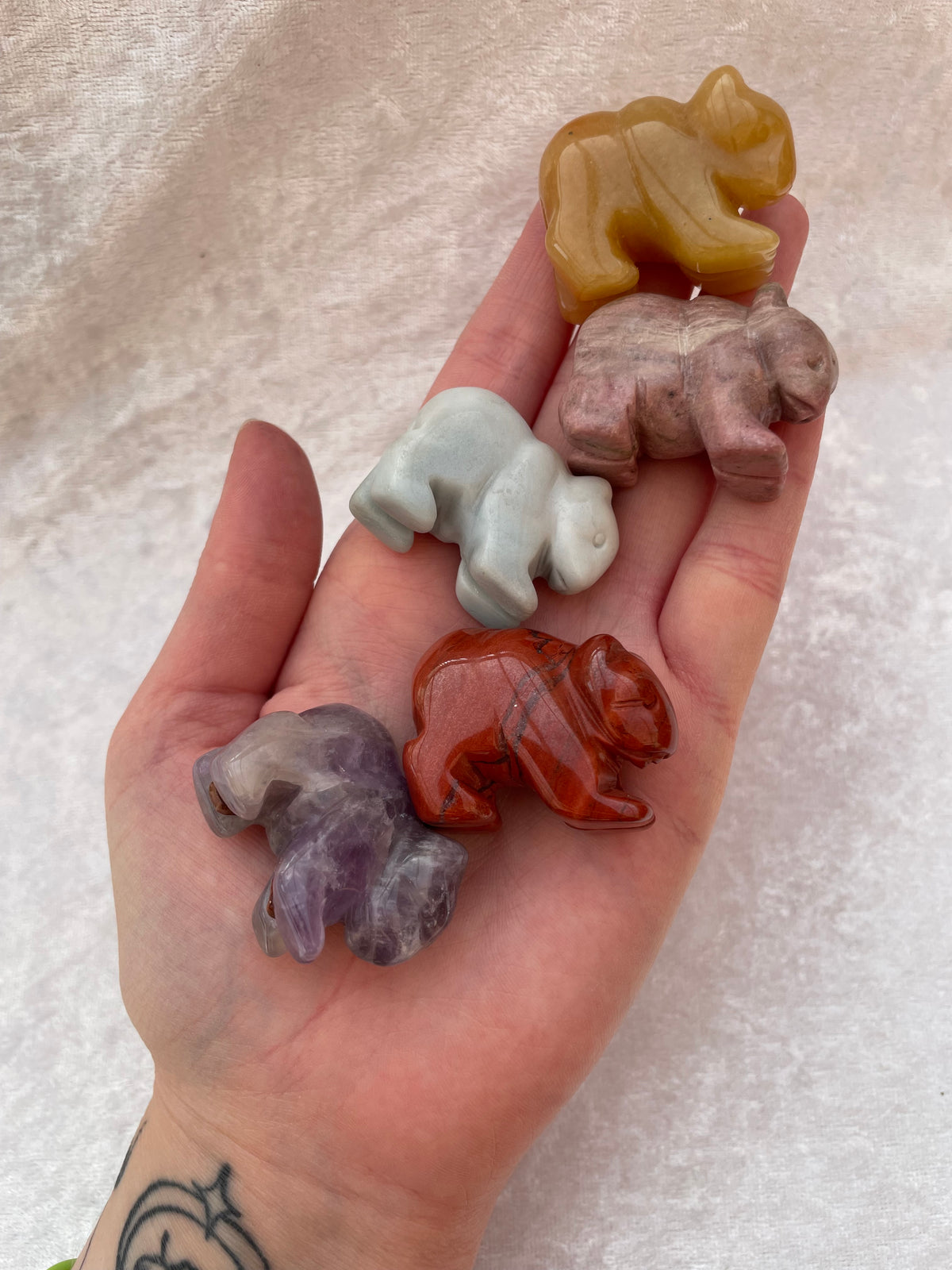 Crystal Bear Carvings