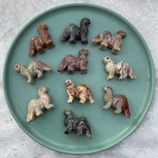 Soapstone Brontosaurus Dinosaurs