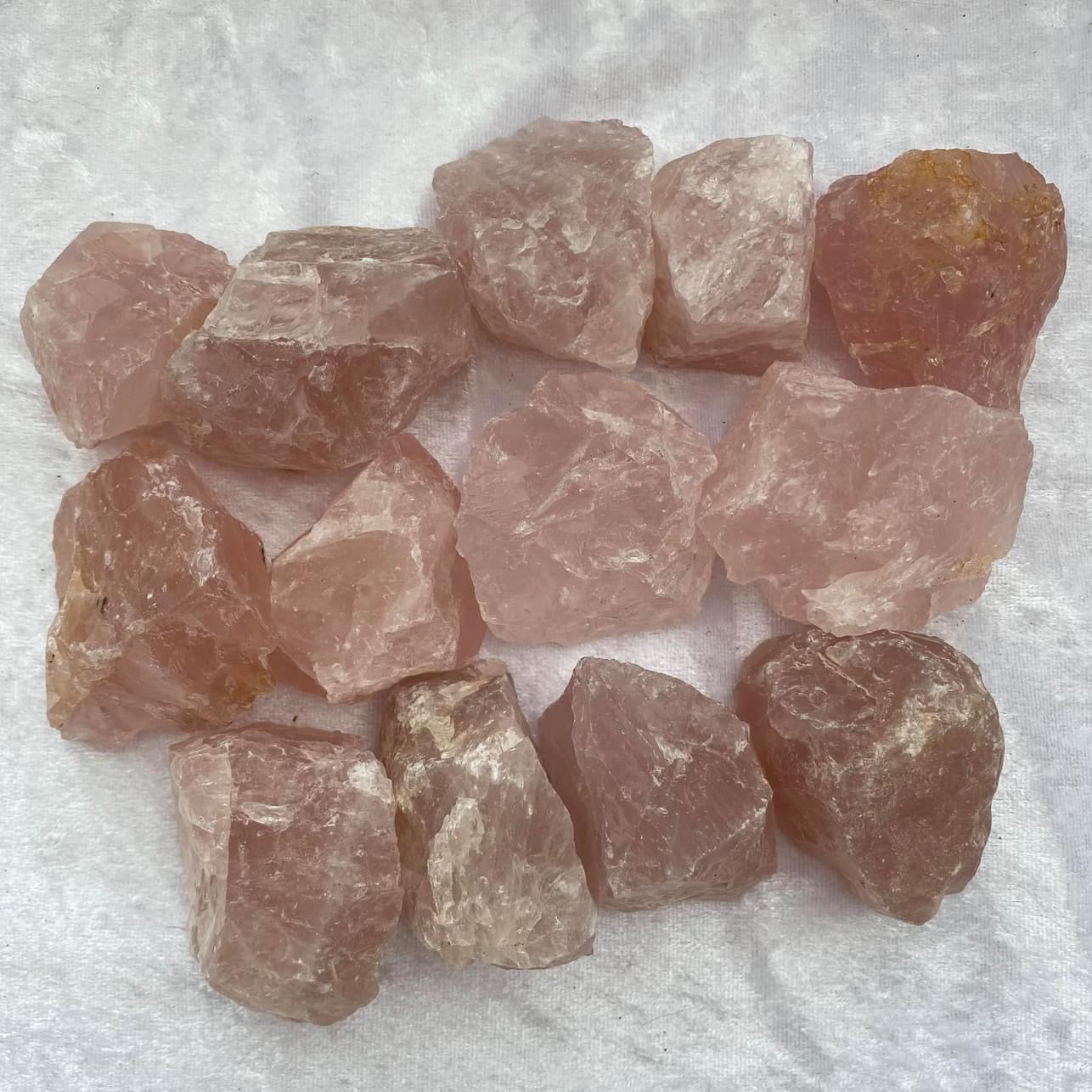Rough Rose Quartz Chunks