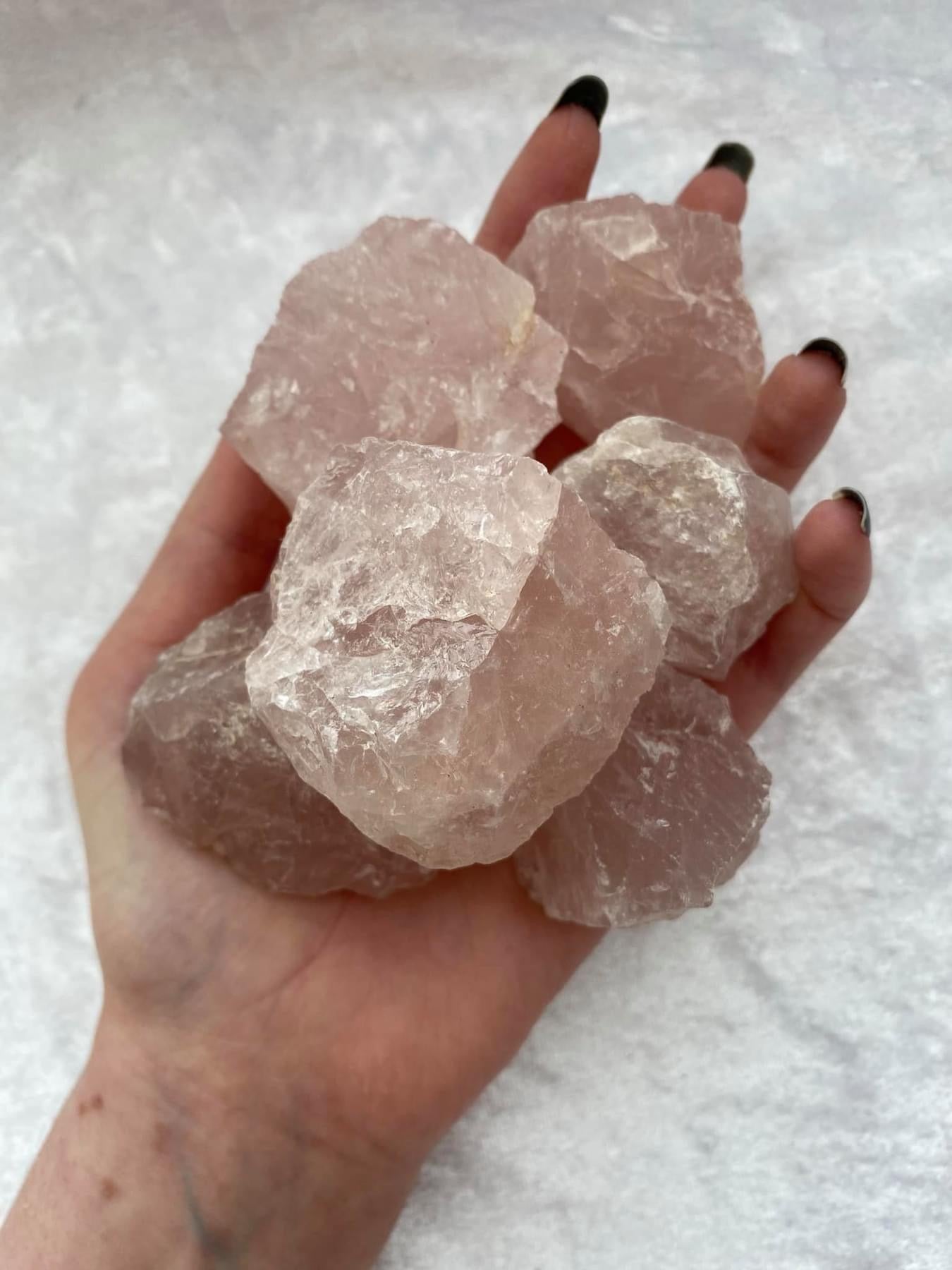 Rough Rose Quartz Chunks