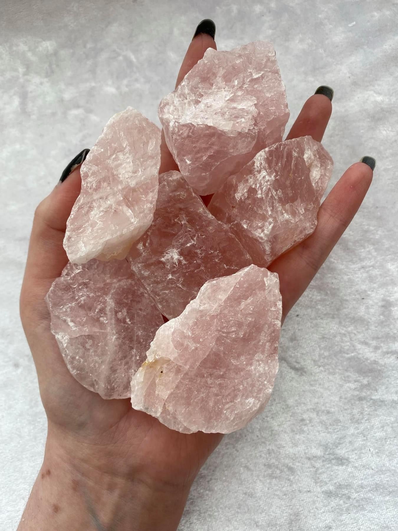 Rough Rose Quartz Chunks