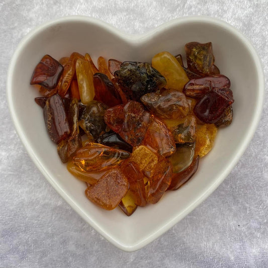 Tumbled Amber Pieces