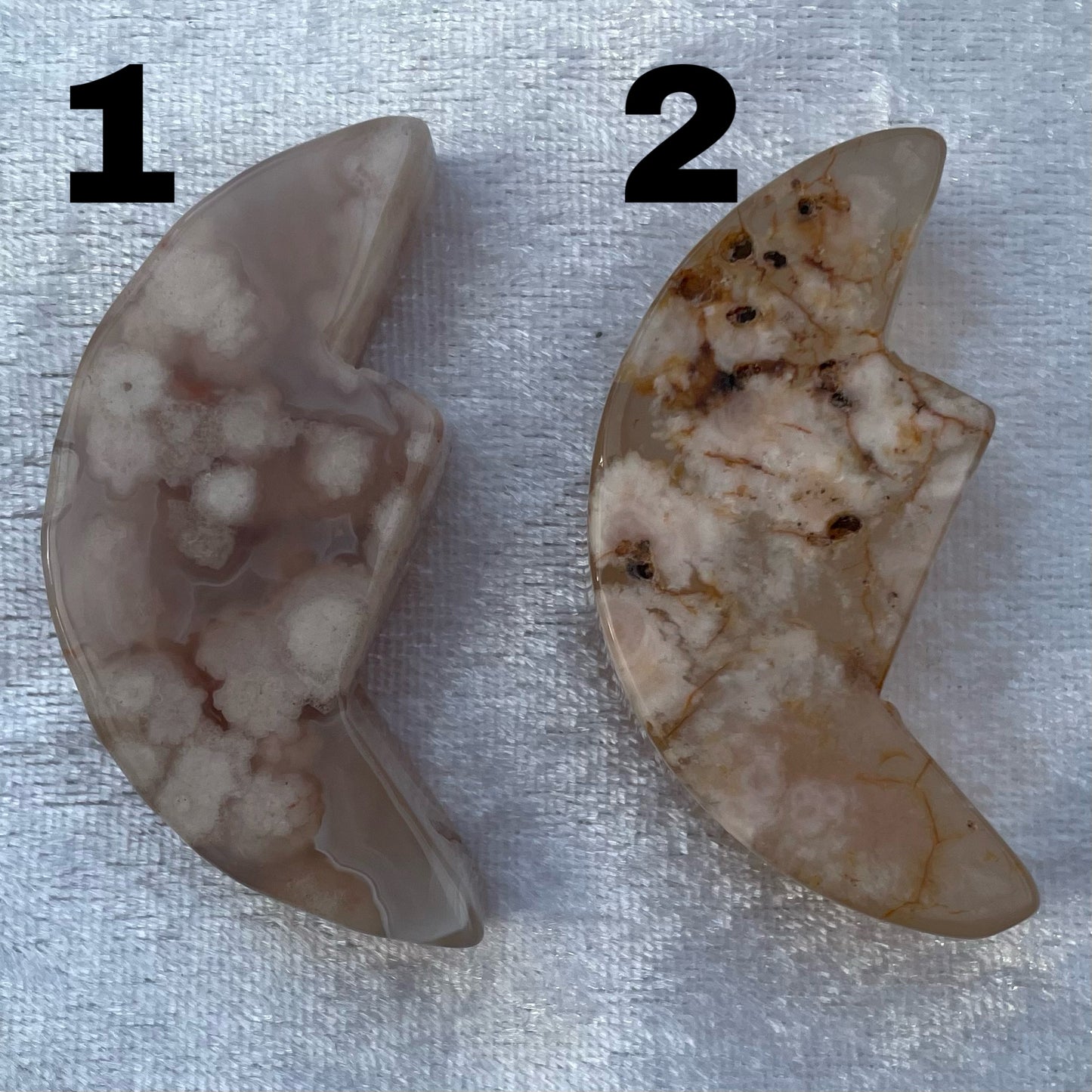 Blossom Agate Moons
