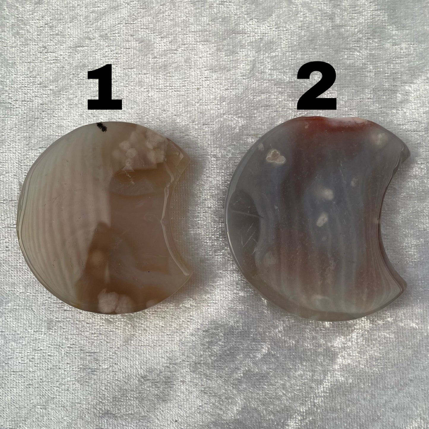 Blossom Agate Moons